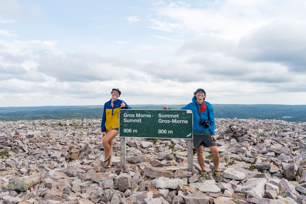 couple does best hike GROS MORNE SUMMIT HIKE
