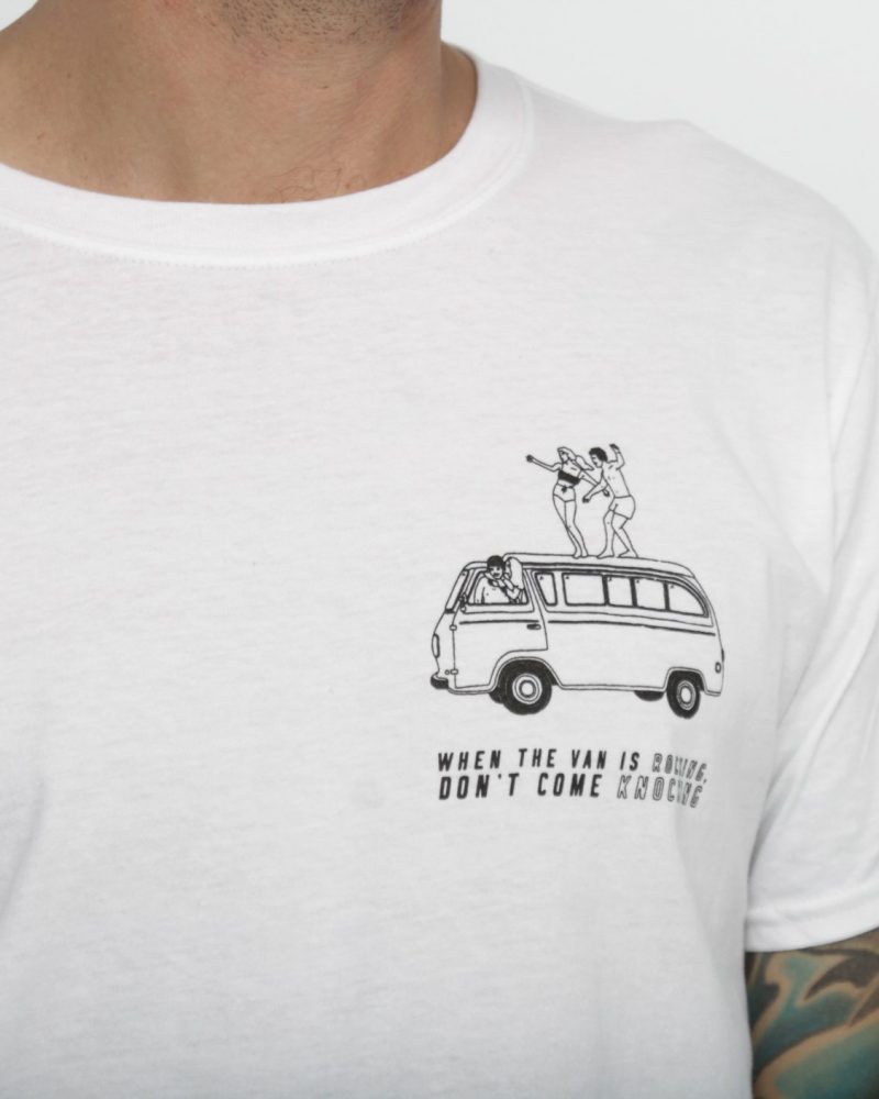Don't come knocking Tee - Classic White - by Out of The