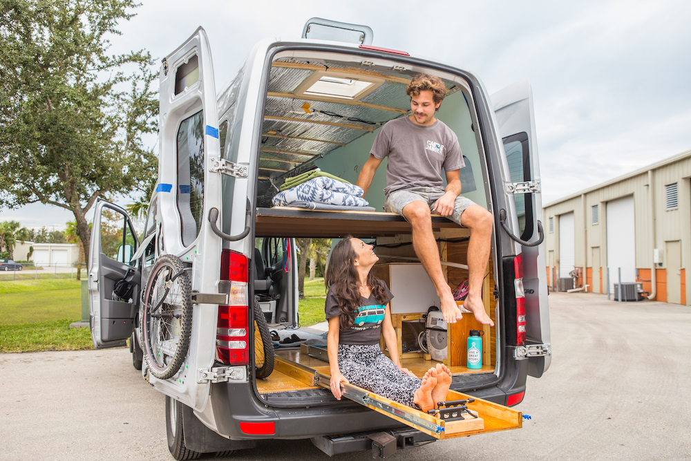 campervan slide out drawer - vanlife lifestyle gear