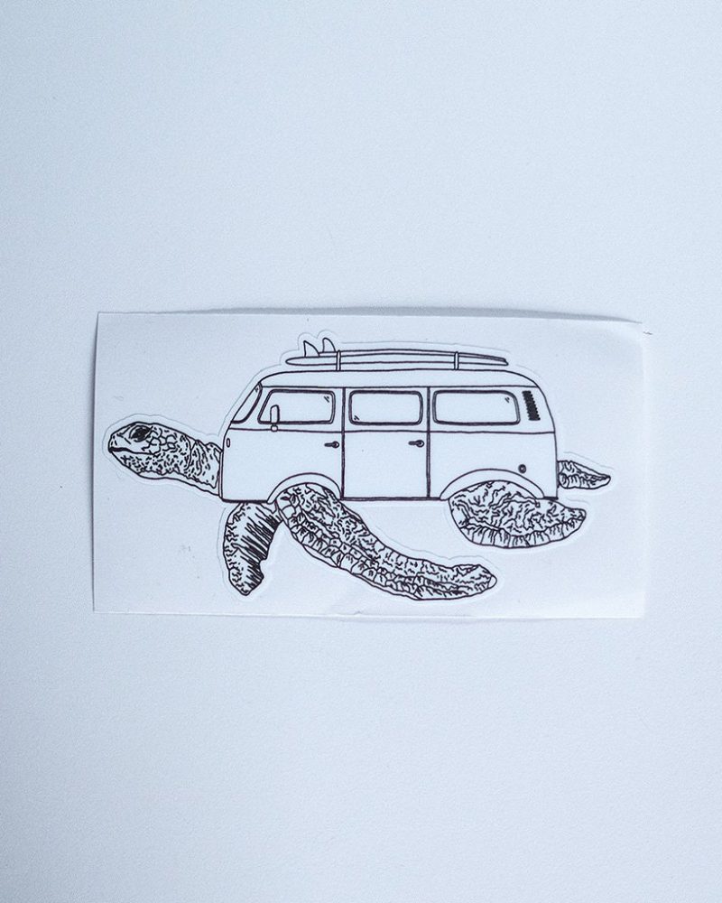 Slowly But Surely VW Sticker - By Claudie Lamarre