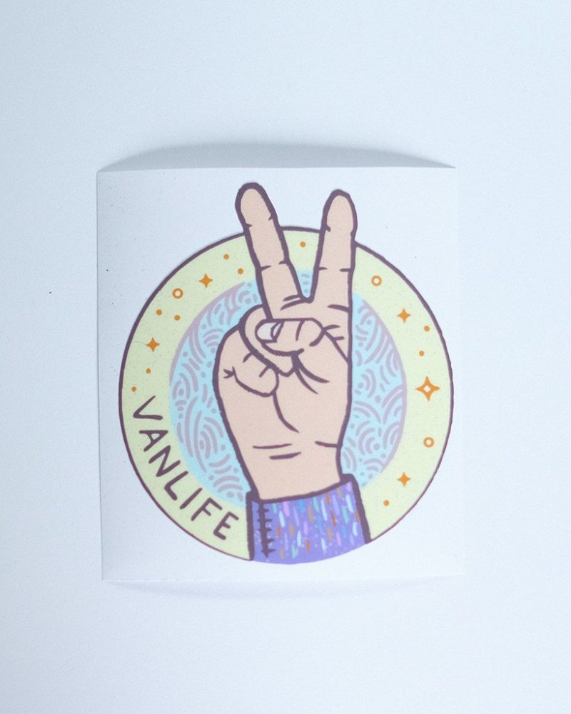 Peace & Vanlife Sticker - By Tanja B
