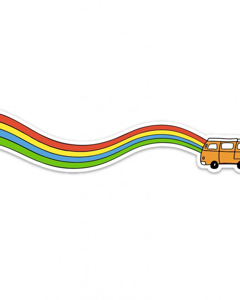 Westfalia on a rainbow - By Idle Theory Bus