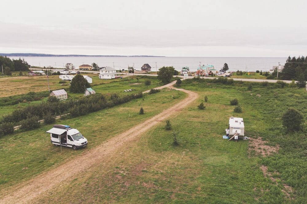 Van en camping - Vacances en Gaspésie