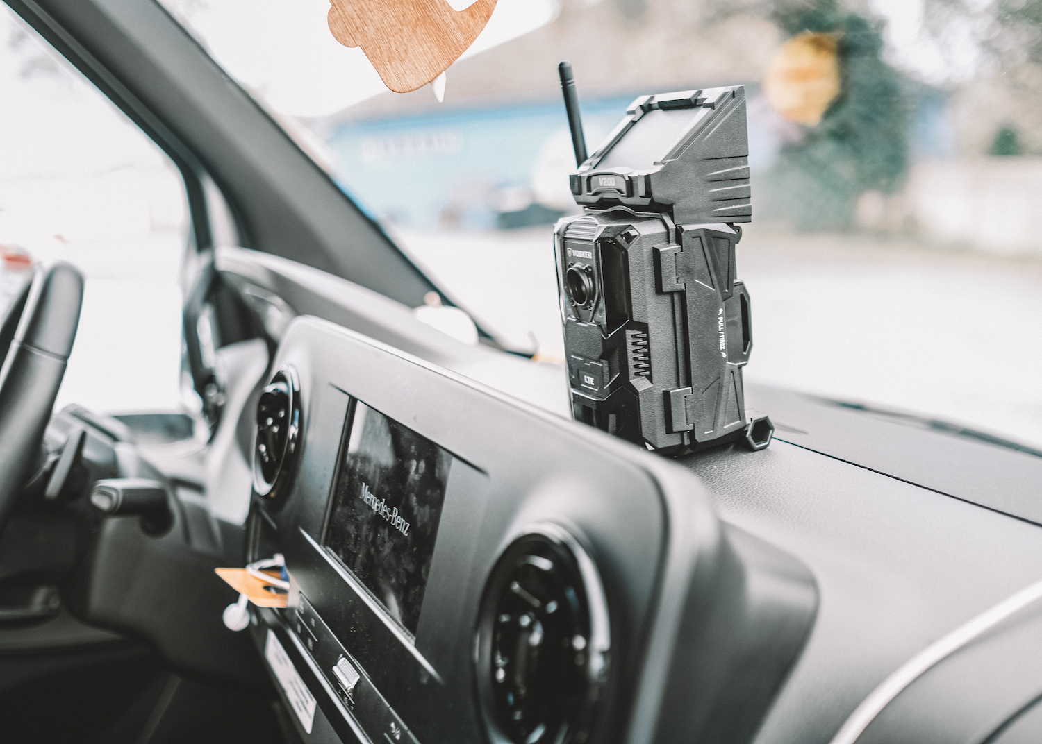 vosker camera in a van