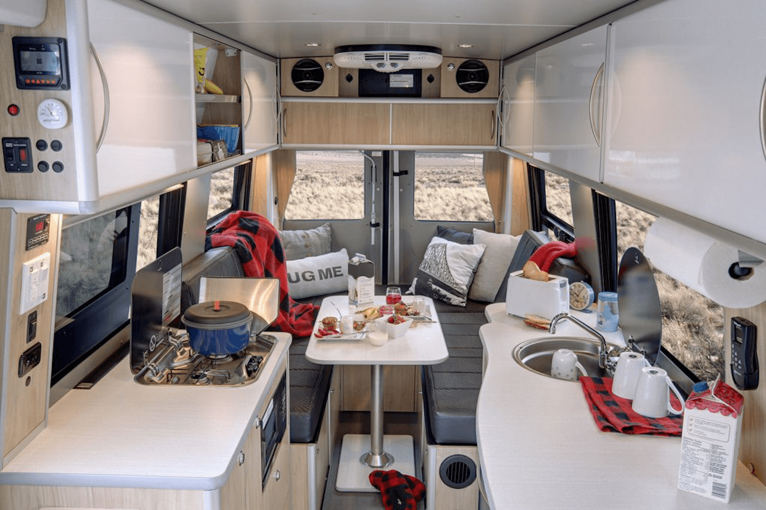 safari condo sprinter kitchen - cook in your van