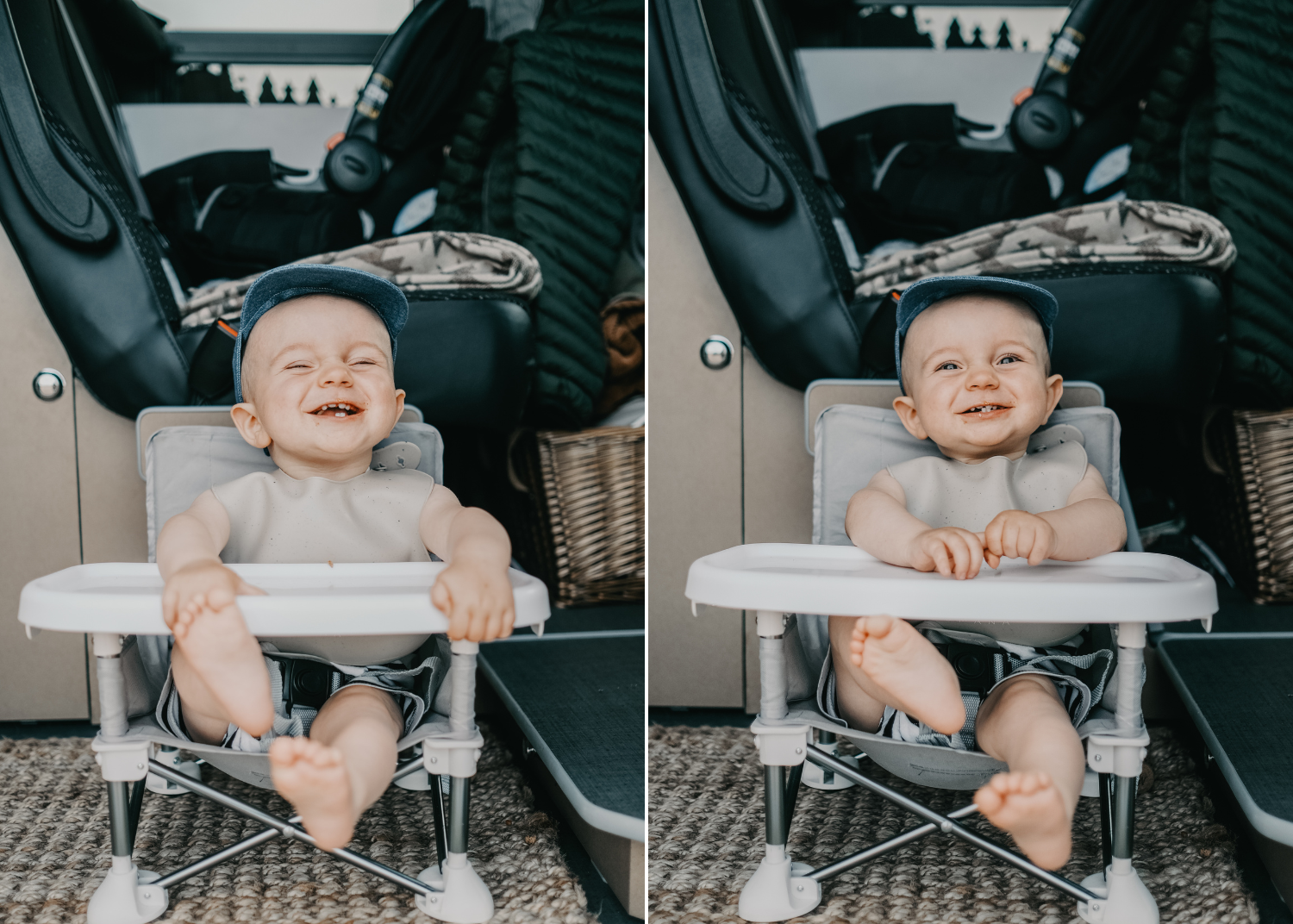 bébé zak chaise de camping - voyager en van avec bébé