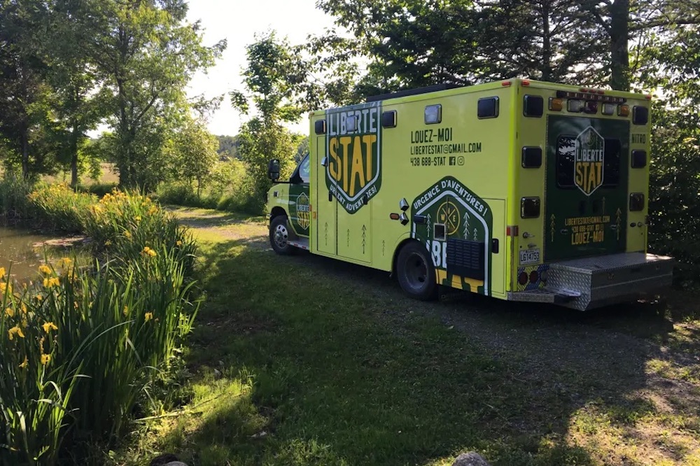 ambulance convertie - 10 vans à louer au Québec