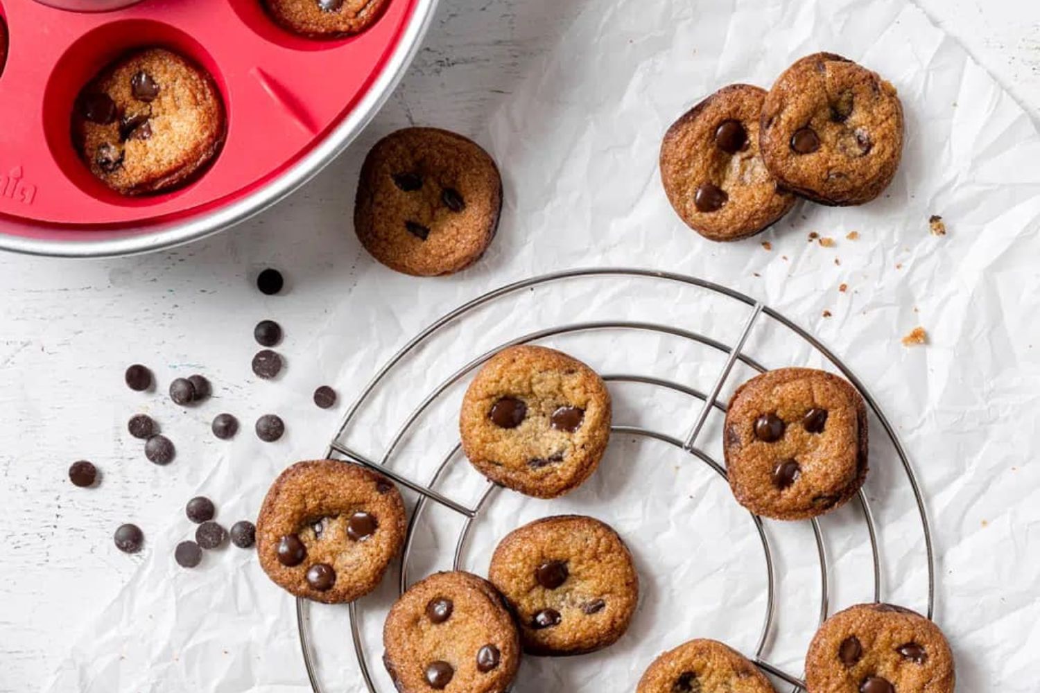 Exemple de recette utilisant le four Omnia, biscuits aux pépites de chocolat