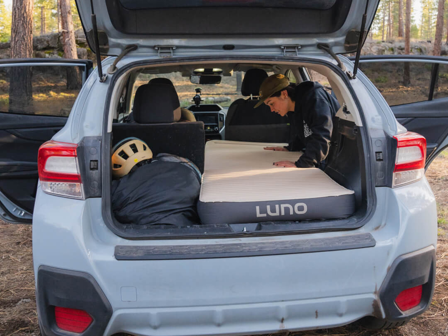 Matelas Luno dans un VUS