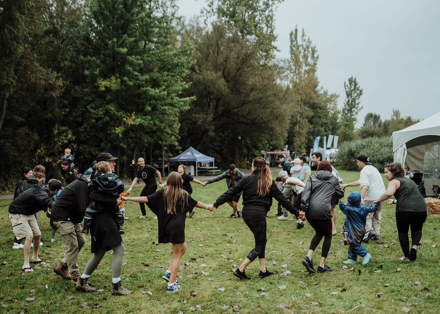 Danse familiale au El Campo 2024